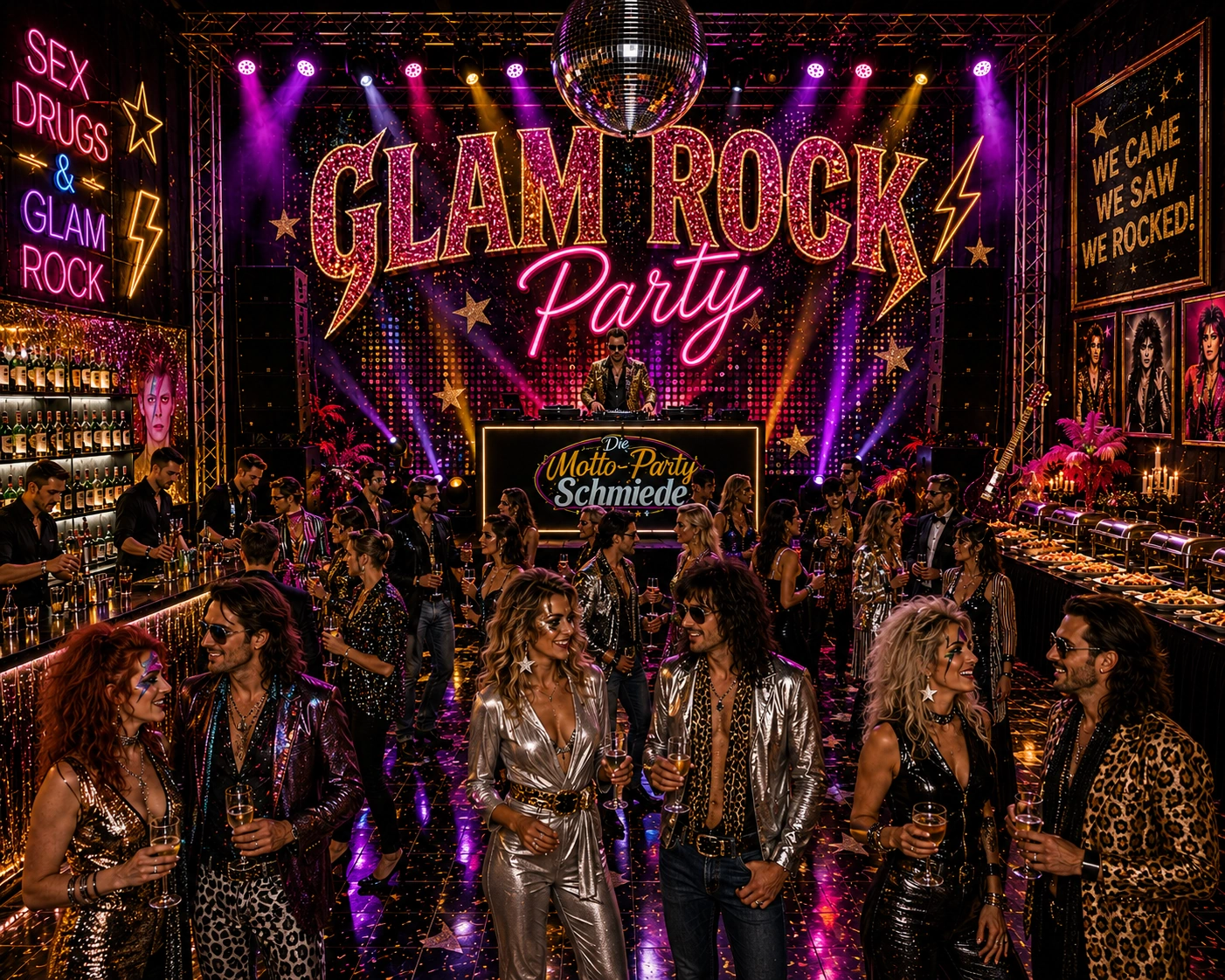 Glam Rock Party Ideen