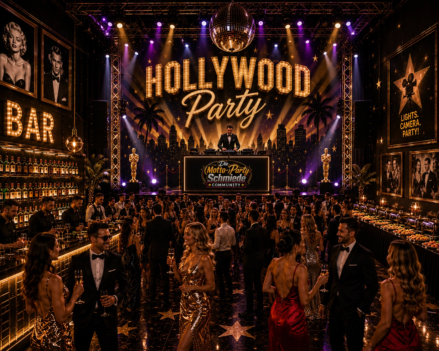 Hollywood Party Ideen