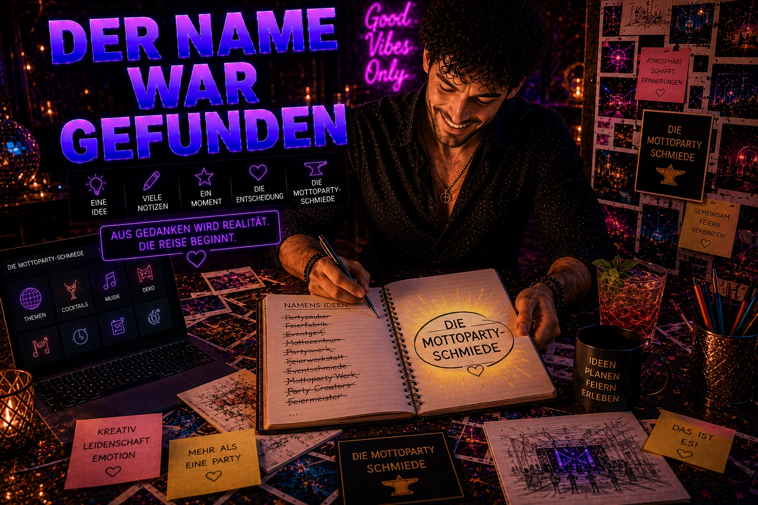 Der Moment, in dem die Plattform ihren Namen bekam